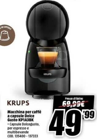 KRUPS Mini Me KP123BK MACCHINA CAFFE Ricondizionato | MediaWorld -10% sconto